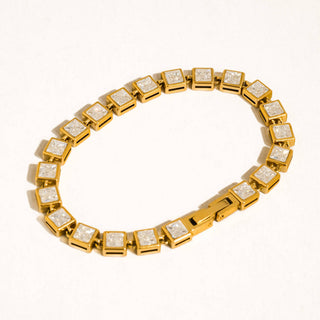 Midi 18K GP Tennis Bracelet
