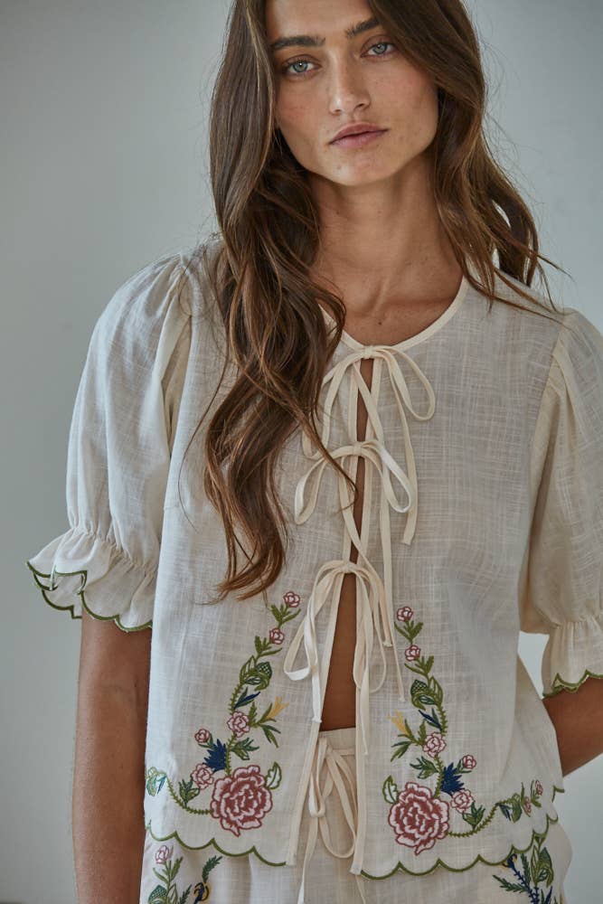 Lola Embroidered Top