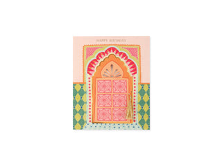 Garden Peacock Interactive pop-up birthday card
