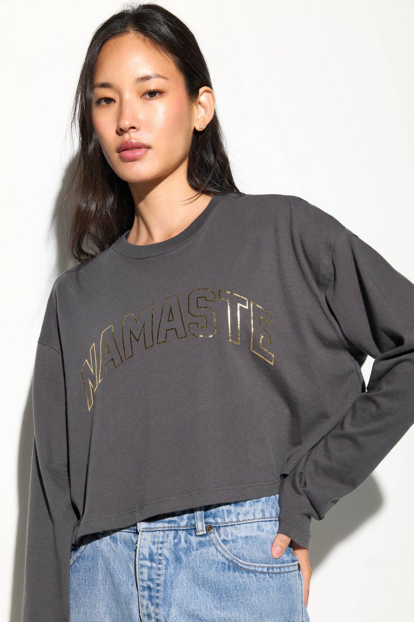Spiritual Gangster Namaste Drew Top