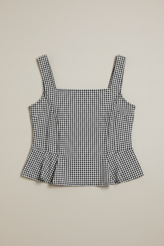 Free People Sun Faded Peplum Top