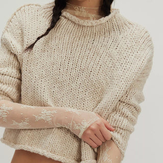 Free People Opal Sweater in Tea