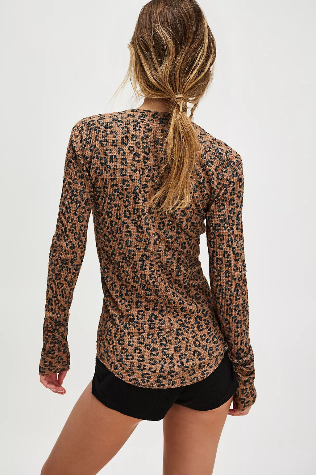 Free People Going Places Cardi in Leopard