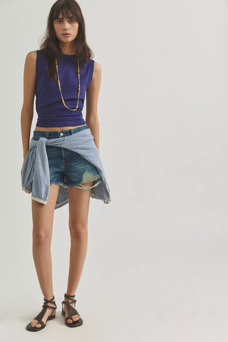 Free People Now or Never Denim Shorts