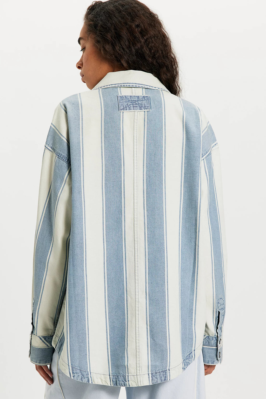 Free People Crossroads Striped Button Down