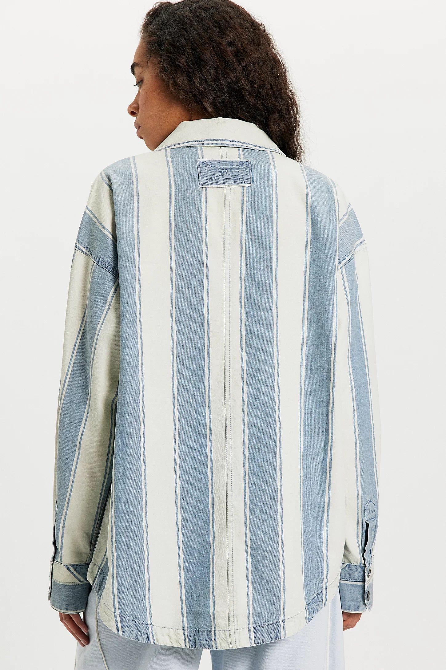 Free People Crossroads Striped Button Down