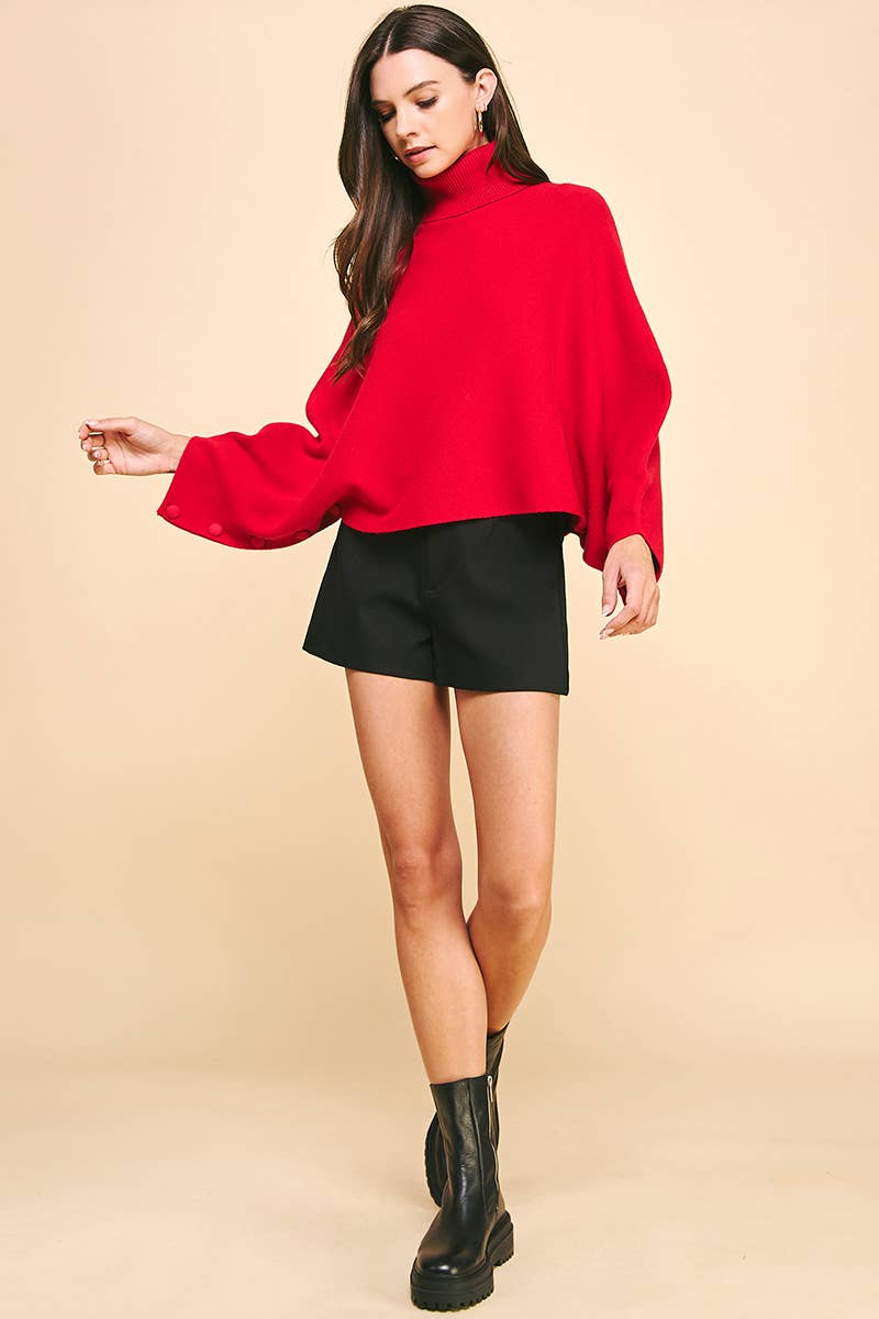 Jackie Poncho Sweater