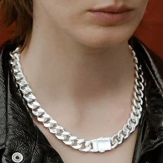 Will 18K Gold Non-Tarnish Classic Bold Chain Necklace