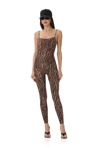 AFRM Opal Catsuit - Brushed Leopard