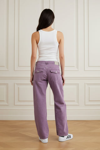 Free People Highland Low Rise Bowed Jeans