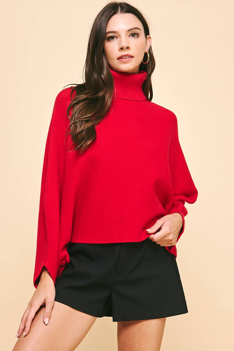 Jackie Poncho Sweater