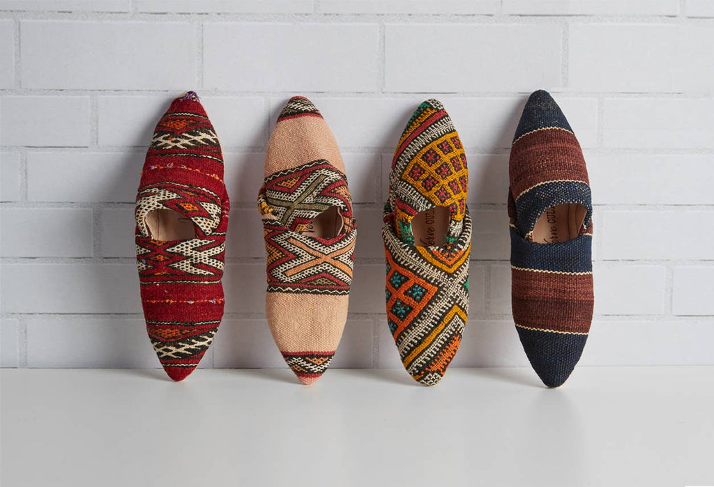 Moroccan Kilim Slippers