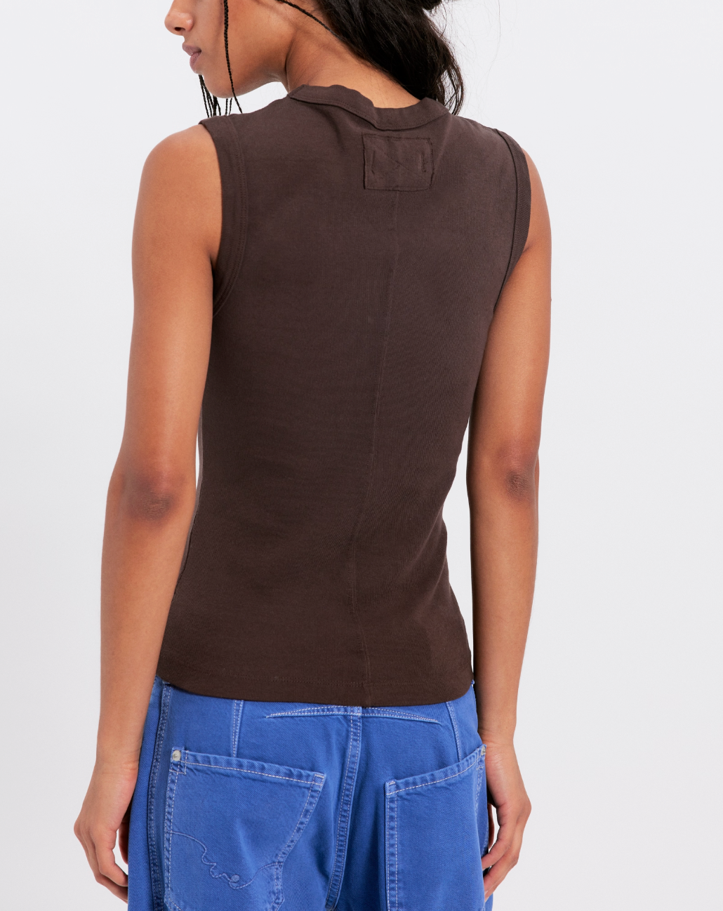 Free People Murphy Tank in Chocolatier