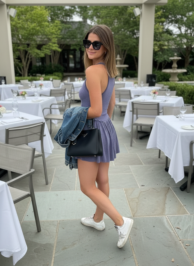 Free People Movement Smockin Hot Dress in Graphite