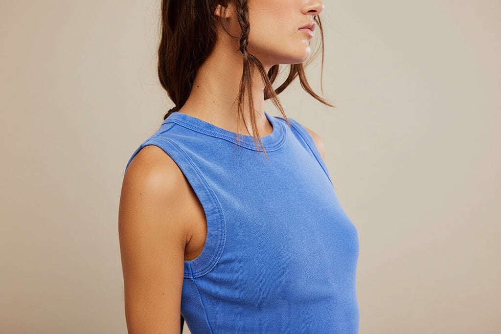 Free People Murphy Tank in Violet Splendor