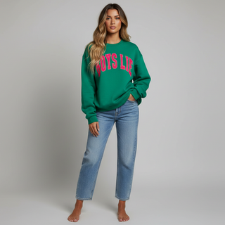 Boys Lie Lean Green Kara Pullover