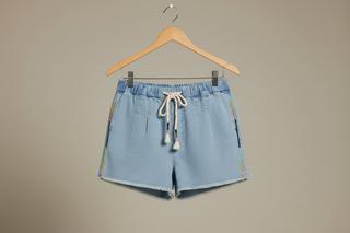 Spiritual Gangster Meadow Chambray Shorts