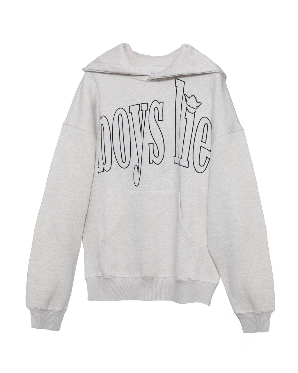 Boys Lie Hold My Phone Racer Hoodie