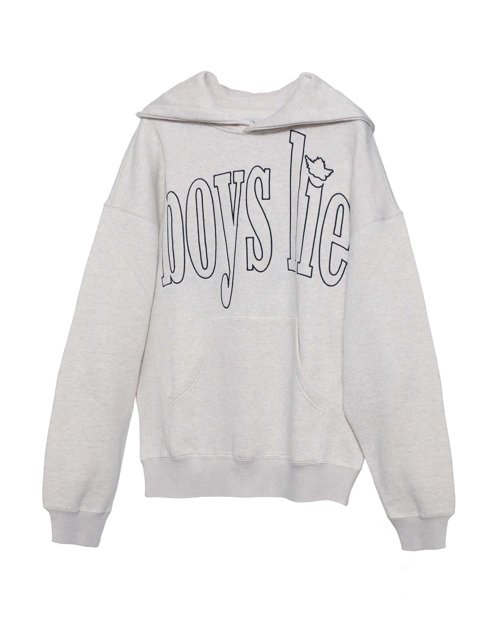 Boys Lie Hold My Phone Racer Hoodie