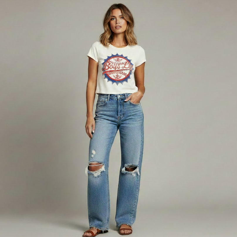 Boys Lie Sporty Spice Baby Tee