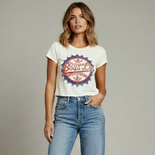 Boys Lie Sporty Spice Baby Tee